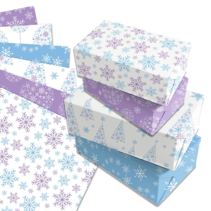 12pcs snowflake christmas wrapping paper 12pcs Snowflake Christmas Wrapping Paper 6