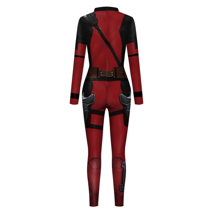 Superhero Wolverine Deadpool Cosplay Halloween Party Bodysuit