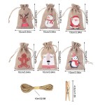 24pcs christmas advent calendar gift bags make your own advent calendar 24Pcs Christmas Advent Calendar Gift Bags Make Your own Advent Calendar 4