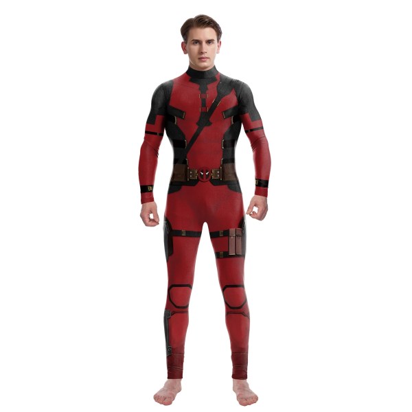 Superhero Wolverine Deadpool Cosplay Halloween Party Bodysuit Superhero Wolverine Deadpool Cosplay Halloween Party Bodysuit