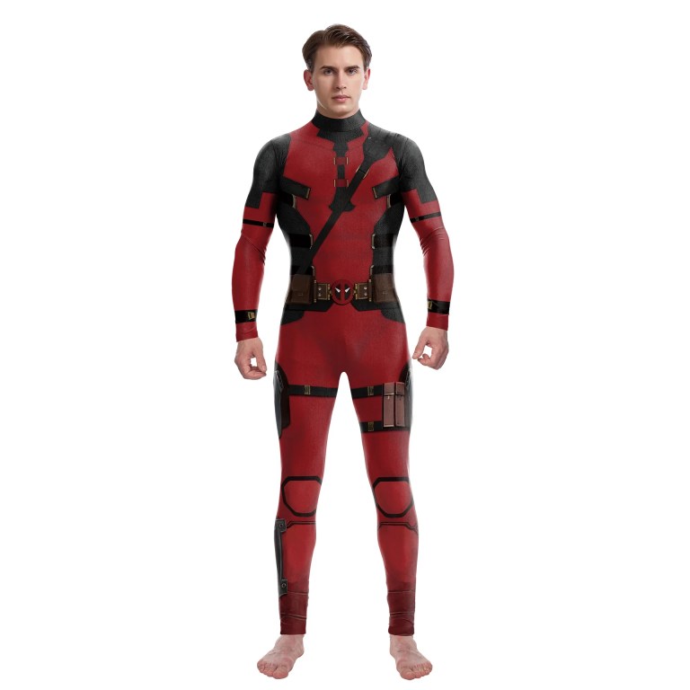 Superhero Wolverine Deadpool Cosplay Halloween Party Bodysuit Superhero Wolverine Deadpool Cosplay Halloween Party Bodysuit