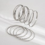 DIAZI Multilayer Vintage Wide Bangles 6