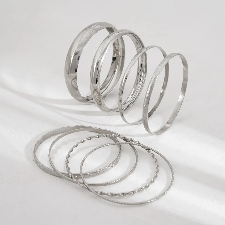 DIAZI Multilayer Vintage Wide Bangles 6