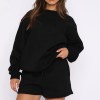 Women's Two-Piece Jogger Shorts and Sweater Set 4