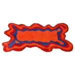 70s retro psychedelic groovy tufted rug 70s Retro Psychedelic Groovy Tufted Rug 4