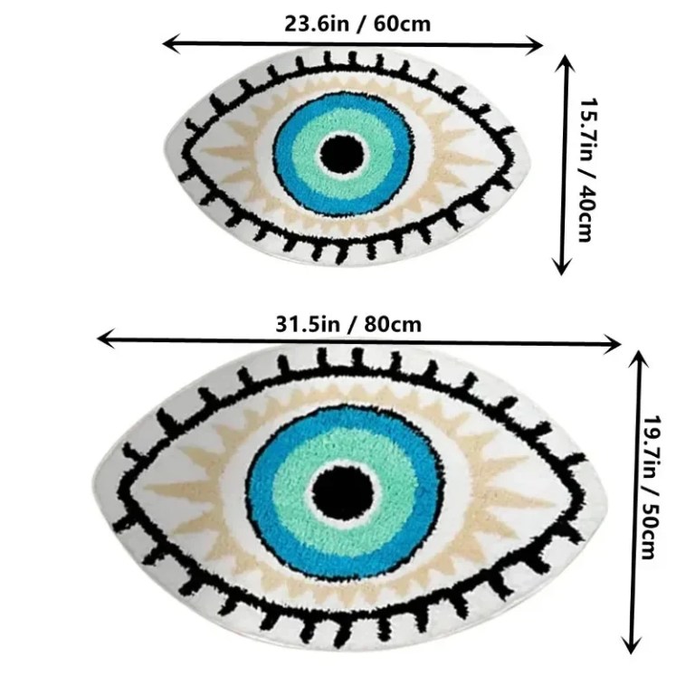 Evil Eye Doormat Bathroom Mat 3