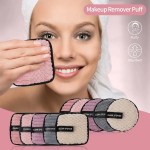 10pcs Makeup Remover Reusable Microfiber Cotton Pads 3