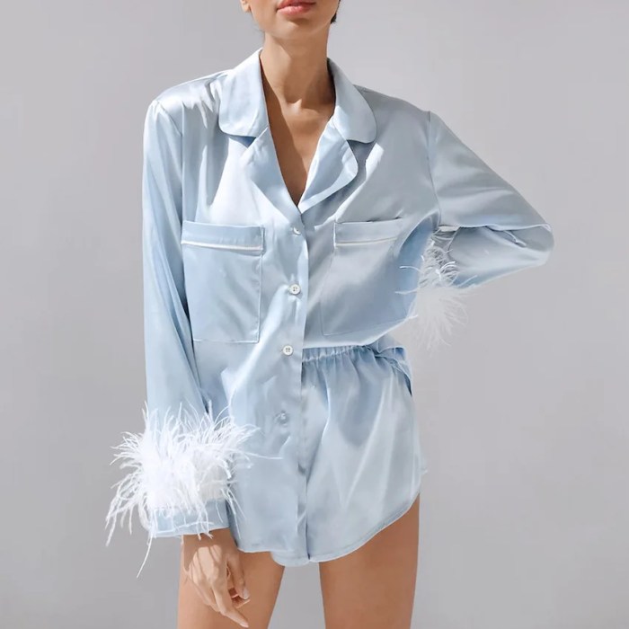 Bridal Feather Pyjama Set Bridal Feather Pyjama Set