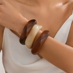 ingemark boho acrylic resin chunky bangles Ingemark Boho Acrylic Resin Chunky Bangles 1