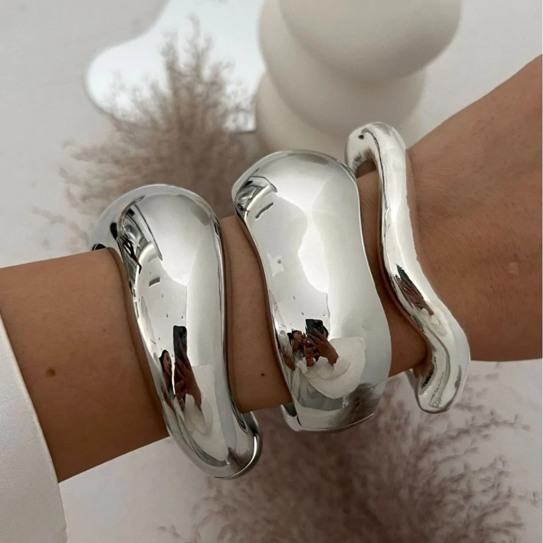 DIAZI Vintage Wide Cuff Bangles 4