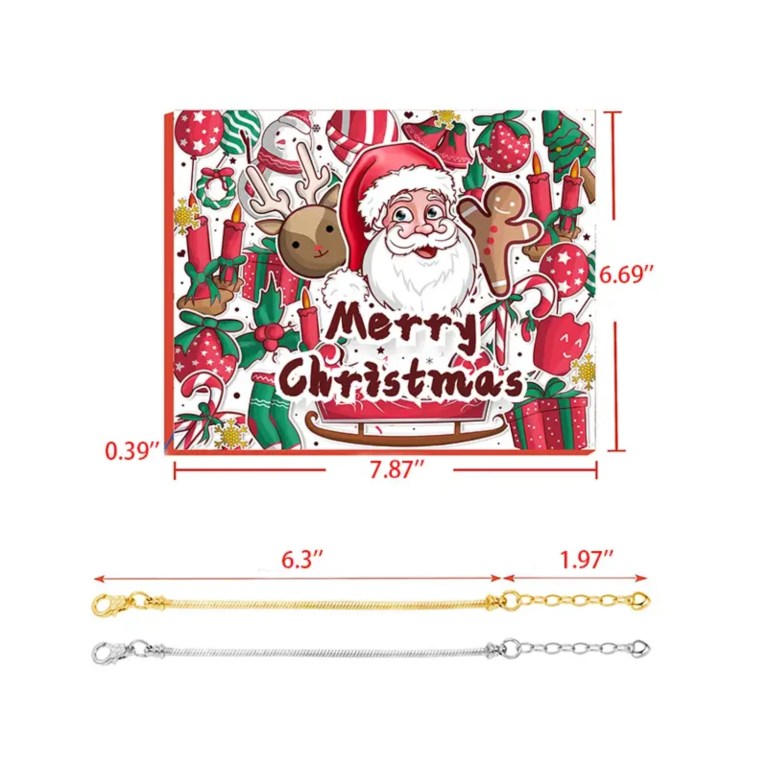 Jewellery Bracelet Charms Christmas Advent Calendar 3