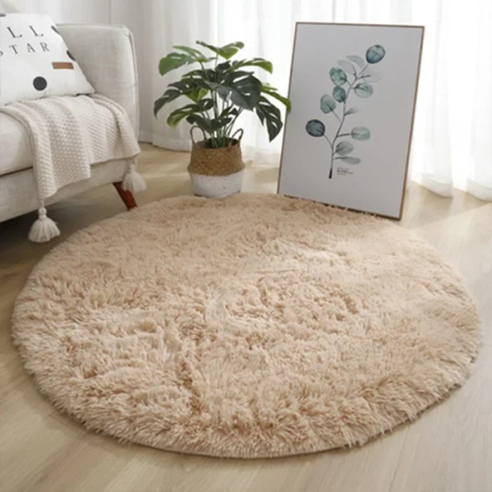 super soft plush round fluffy white rug Super Soft Plush Round Fluffy White Rug