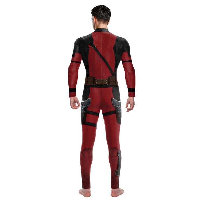 Superhero Wolverine Deadpool Cosplay Halloween Party Bodysuit