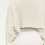 Women's Loose Fit Round Neck Crop Sweater 5