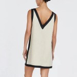 women's summer linen sleeveless dress Women's Summer Linen Sleeveless Dress 1