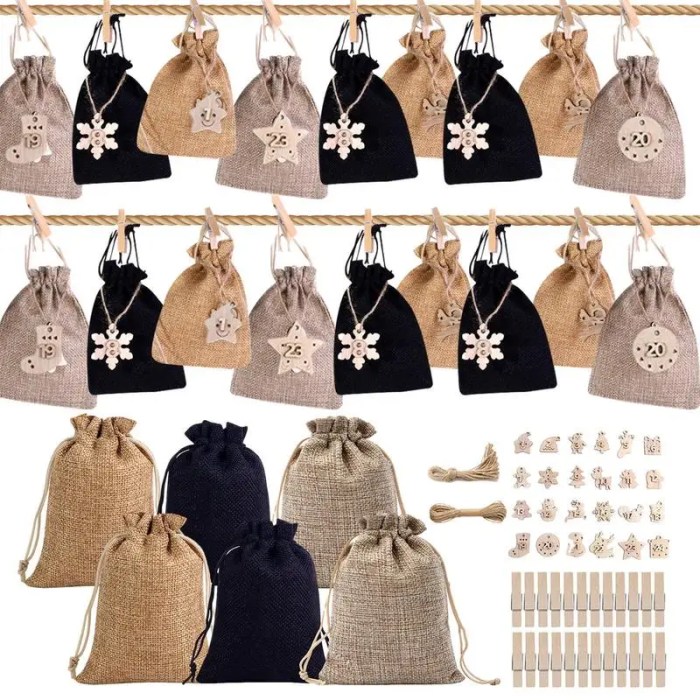 make your own christmas advent bags Make Your Own Christmas Advent Bags