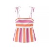 women's summer striped strap straight pants + tank set Women's Summer Striped Strap Straight Pants + Tank Set 4