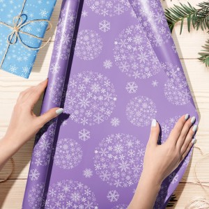 12pcs snowflake christmas wrapping paper 12pcs Snowflake Christmas Wrapping Paper 2