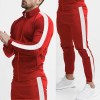 2024 cross-border Europe, America, autumn and winter new casual men’s sports suit color matching men’s clothing 2024 cross-border Europe, America, autumn and winter new casual men’s sports suit color matching men’s clothing