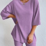 Women's Summer Relaxed Top + Skin Short Biker Shorts 6