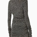 gh must have polka dot short dress for women round neck long sleeve high waist fashion style new GH Must Have Polka Dot Short Dress - For Women Round Neck Long Sleeve High Waist Fashion Style New 2