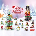 Building Block Christmas Advent Calendar Bricks Diy Kit 4
