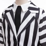 kids beetle juice striped costume halloween dress up party Kids Beetle Juice Striped Costume Halloween Dress Up Party 4