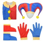 The Amazing Pomni Digital Circus Jumpsuit Halloween Costume