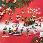 Building Block Christmas Advent Calendar Bricks Diy Kit 3