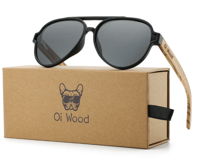 Oi Wood Wooden Sunglasses Polarized UV400 High Quality Eyewear