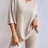 women's summer relaxed top + skin short biker shorts Women's Summer Relaxed Top + Skin Short Biker Shorts 2