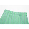women's summer stripe 2 piece shorts + shirt set Women's Summer Stripe 2-piece Shorts + Shirt Set 4