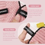10pcs Makeup Remover Reusable Microfiber Cotton Pads 5