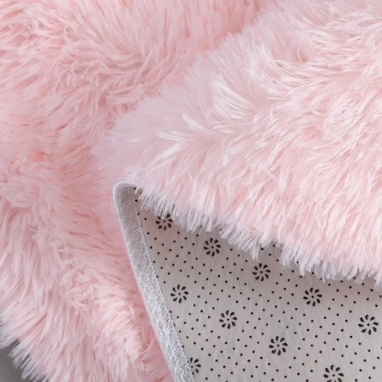 Super Soft Plush Round Fluffy White Rug 3