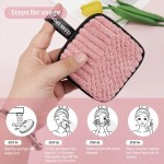 10pcs Makeup Remover Reusable Microfiber Cotton Pads 6