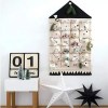 christmas advent calendar minimal hanging canvas Christmas Advent Calendar Minimal Hanging Canvas