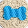 bone shape silicone licking slow food feeding pad for dogs lickmat Bone Shape Silicone Licking Slow Food Feeding Pad for Dogs - Lickmat 5