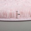 super soft plush round fluffy white rug Super Soft Plush Round Fluffy White Rug 2