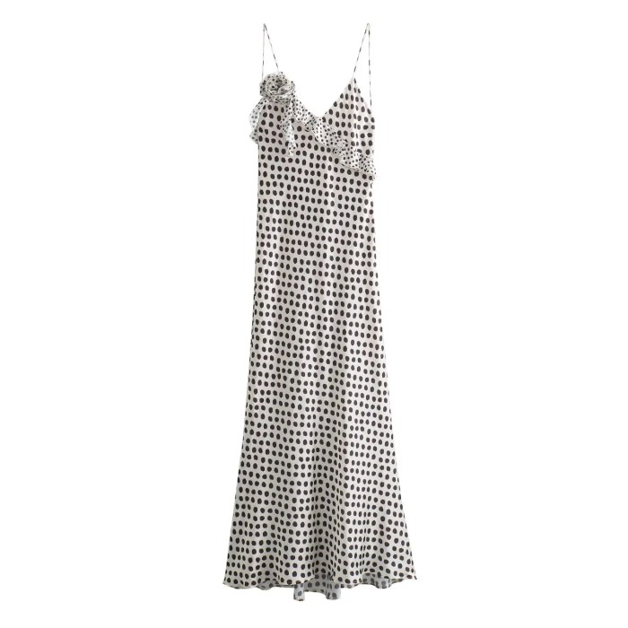 must have polka dot ruffle dress woman flower slip maxi dresses for women satin backless long dress women summer party dresses woman Must Have Polka Dot Ruffle Dress - Woman Flower Slip Maxi Dresses for Women Satin Backless Long Dress Women Summer Party Dresses Woman