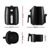 Private: Devanti Air Fryer 2.5L Knob Fryers Devanti Air Fryer 2.5L Knob Fryers