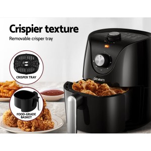 Private: Devanti Air Fryer 2.5L Knob Fryers Devanti Air Fryer 2.5L Knob Fryers