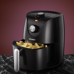 Private: Devanti Air Fryer 2.5L Knob Fryers Devanti Air Fryer 2.5L Knob Fryers