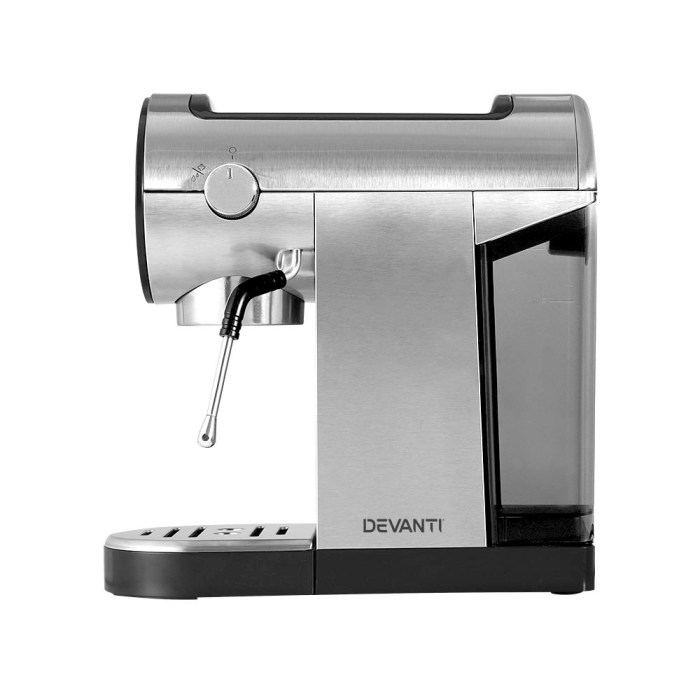 Devanti 20 Bar Coffee Machine Espresso Cafe Maker Devanti 20 Bar Coffee Machine Espresso Cafe Maker