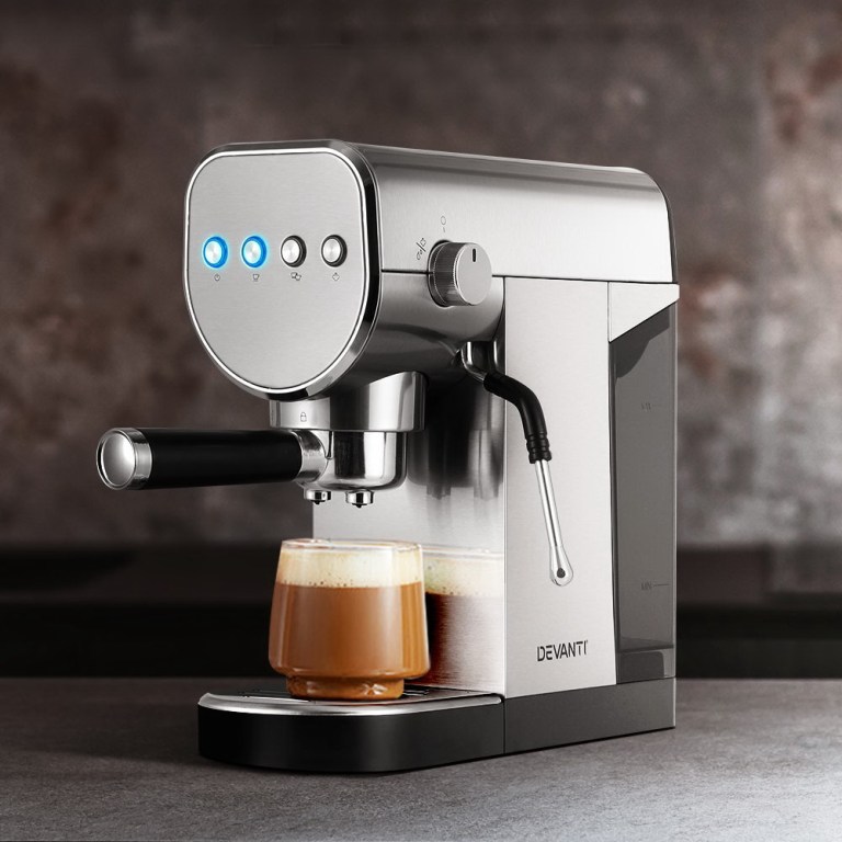 Devanti 20 Bar Coffee Machine Espresso Cafe Maker Devanti 20 Bar Coffee Machine Espresso Cafe Maker
