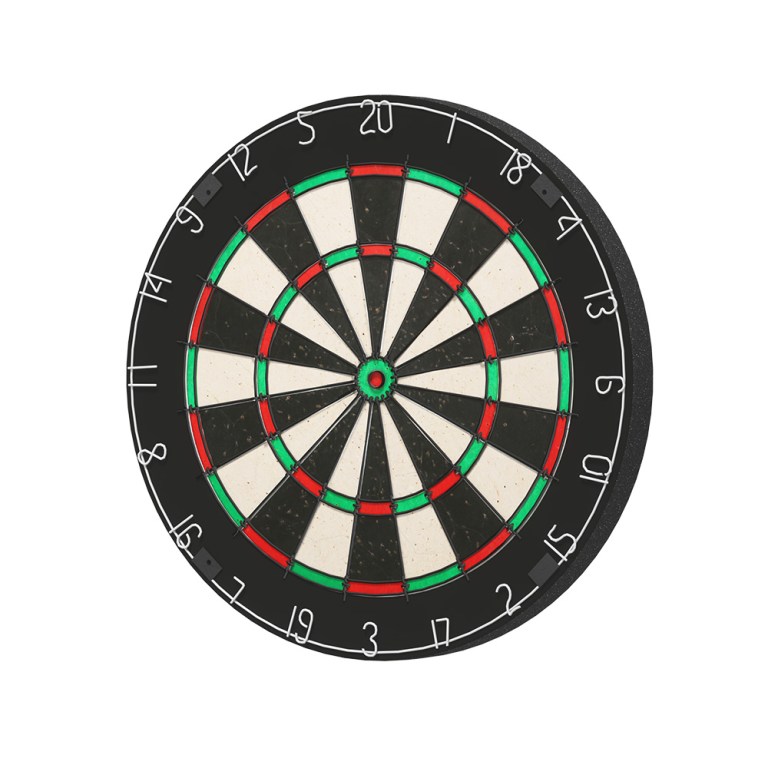 18″ Dartboard Dart Board with Steel Darts Competition Party Game