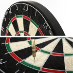 18″ Dartboard Dart Board with Steel Darts Competition Party Game