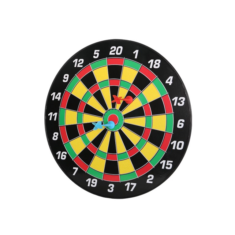 16″ Dartboard Dart Board with Magnetic Darts Kids Toy Gift