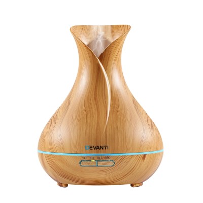 Devanti Aroma Diffuser Aromatherapy Light Wood 400ml Devanti Aroma Diffuser Aromatherapy Light Wood 400ml