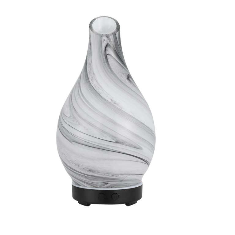 Devanti Aromatherapy Aroma Diffuser Essential Oil Humidifier LED Glass Marble Devanti Aromatherapy Aroma Diffuser Essential Oil Humidifier LED Glass Marble