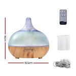 Devanti Aroma Diffuser Aromatherapy 3D Glass 400ml